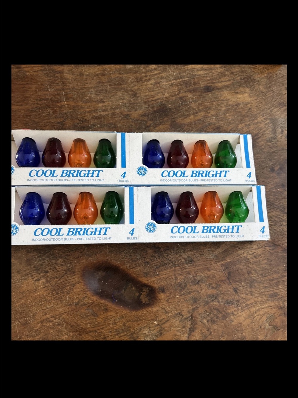 COOL BRIGHT Multi-Color Christmas C9 Replacement Bulbs - 4 Pack
